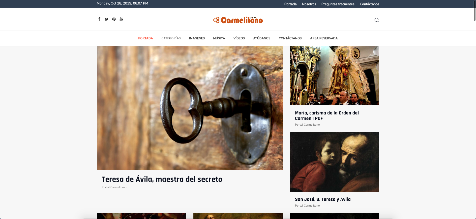 sito Portal Carmelitano