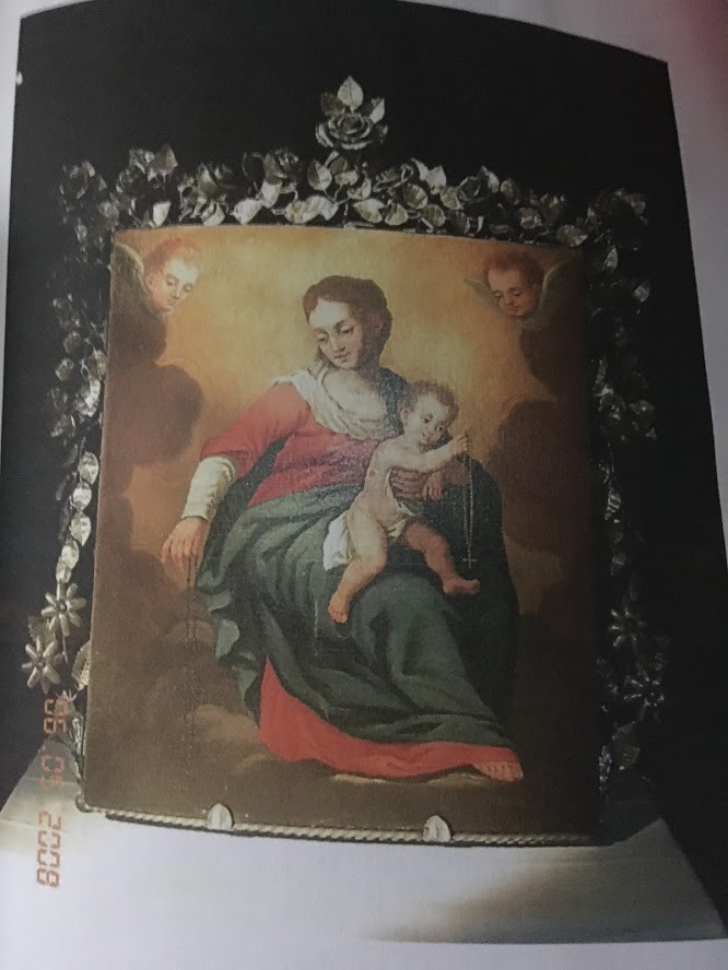 Quadro che raffigura la Madonna con bambino